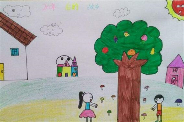 《二十年后的家乡》作文,小学想象作文800字