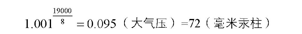 飞到天上去了解了气压和高度的关系
