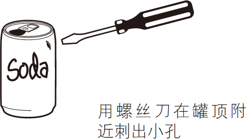 重新变满的汽水罐魔术技巧