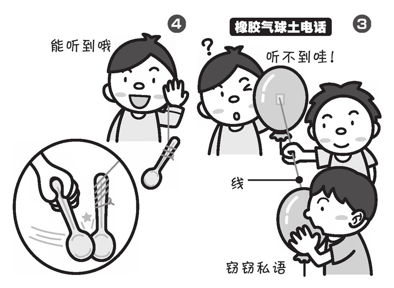 为什么捏住土电话的线,就听不到传声了?