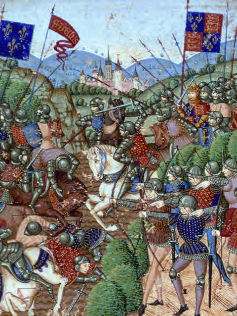 1415年10月25日亨利五世“幸运的少数人”获得胜利