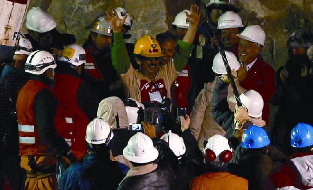 2010年10月13日智利矿工获救