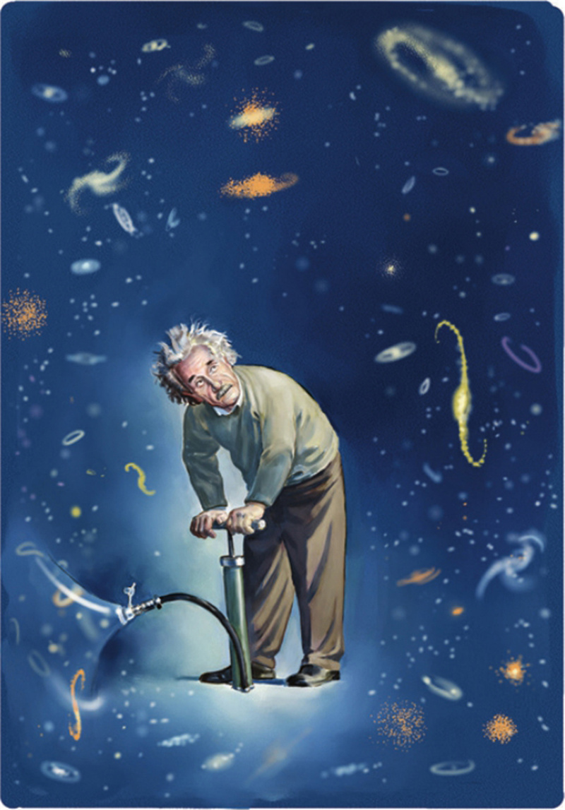 宇宙在往哪里膨胀