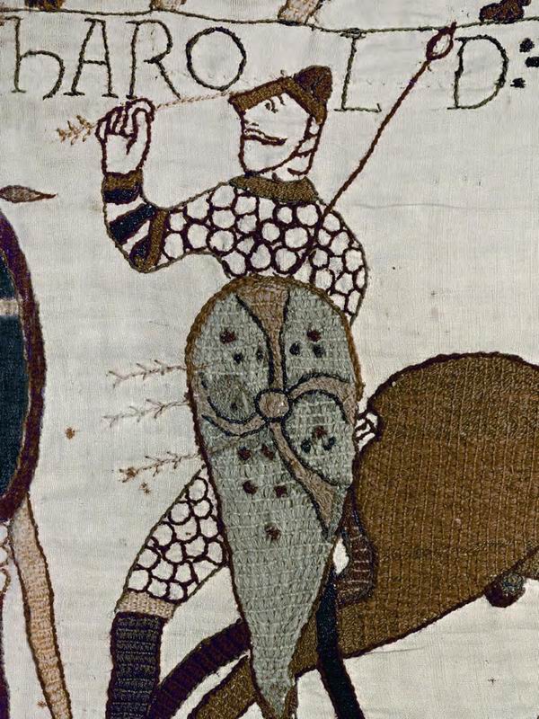 1066年10月14日黑斯廷斯战役中,威廉击败哈罗德