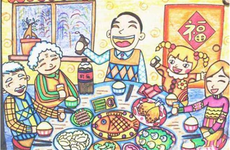 快乐的春节作文700字,中考作文